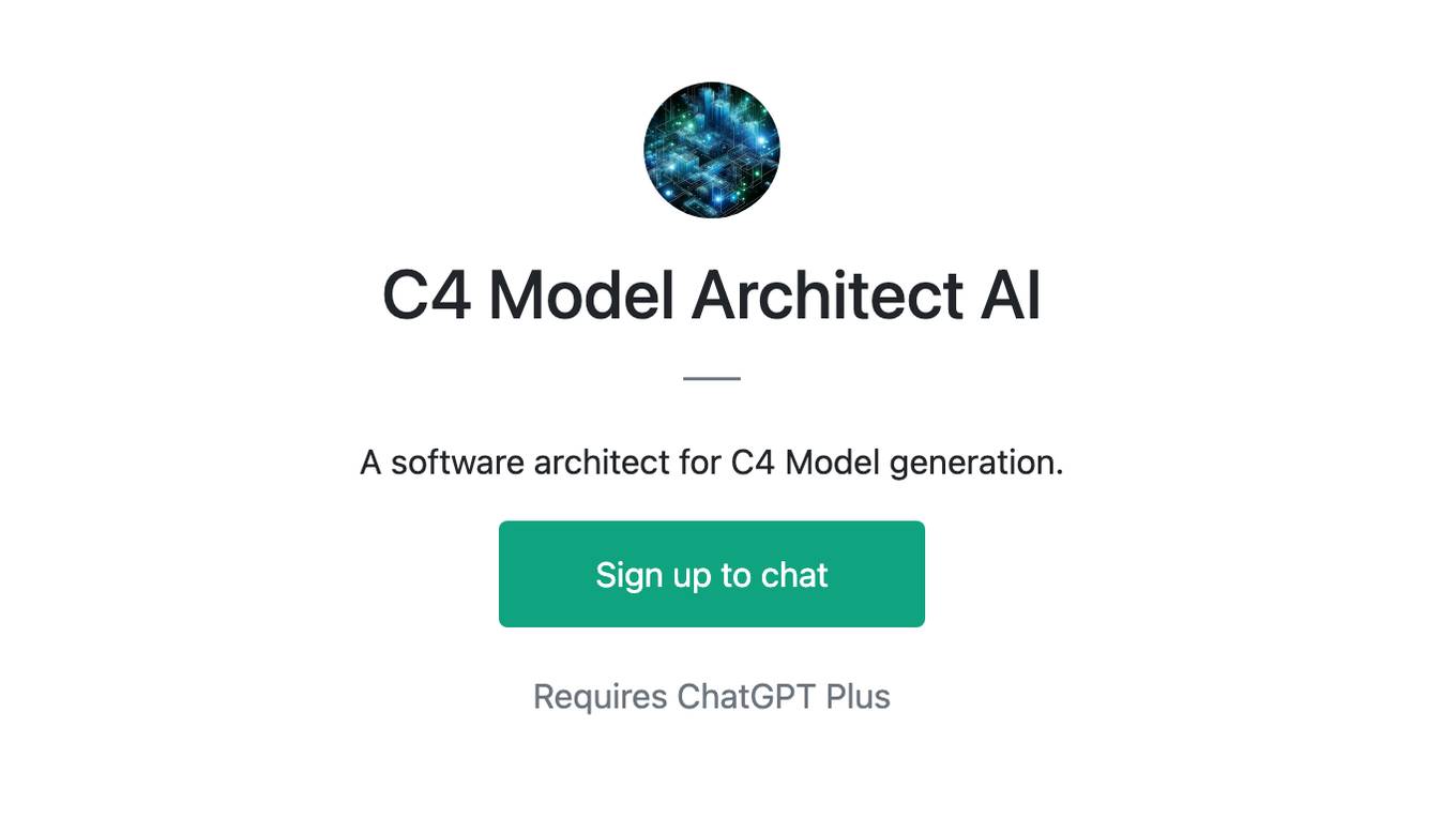 C4 Model Architect AI Screenshot