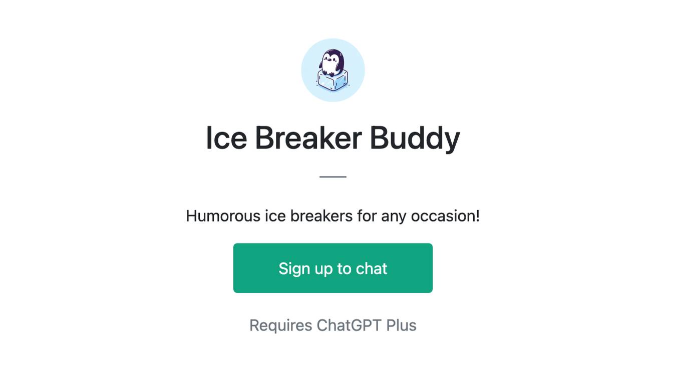 Ice Breaker Buddy Screenshot