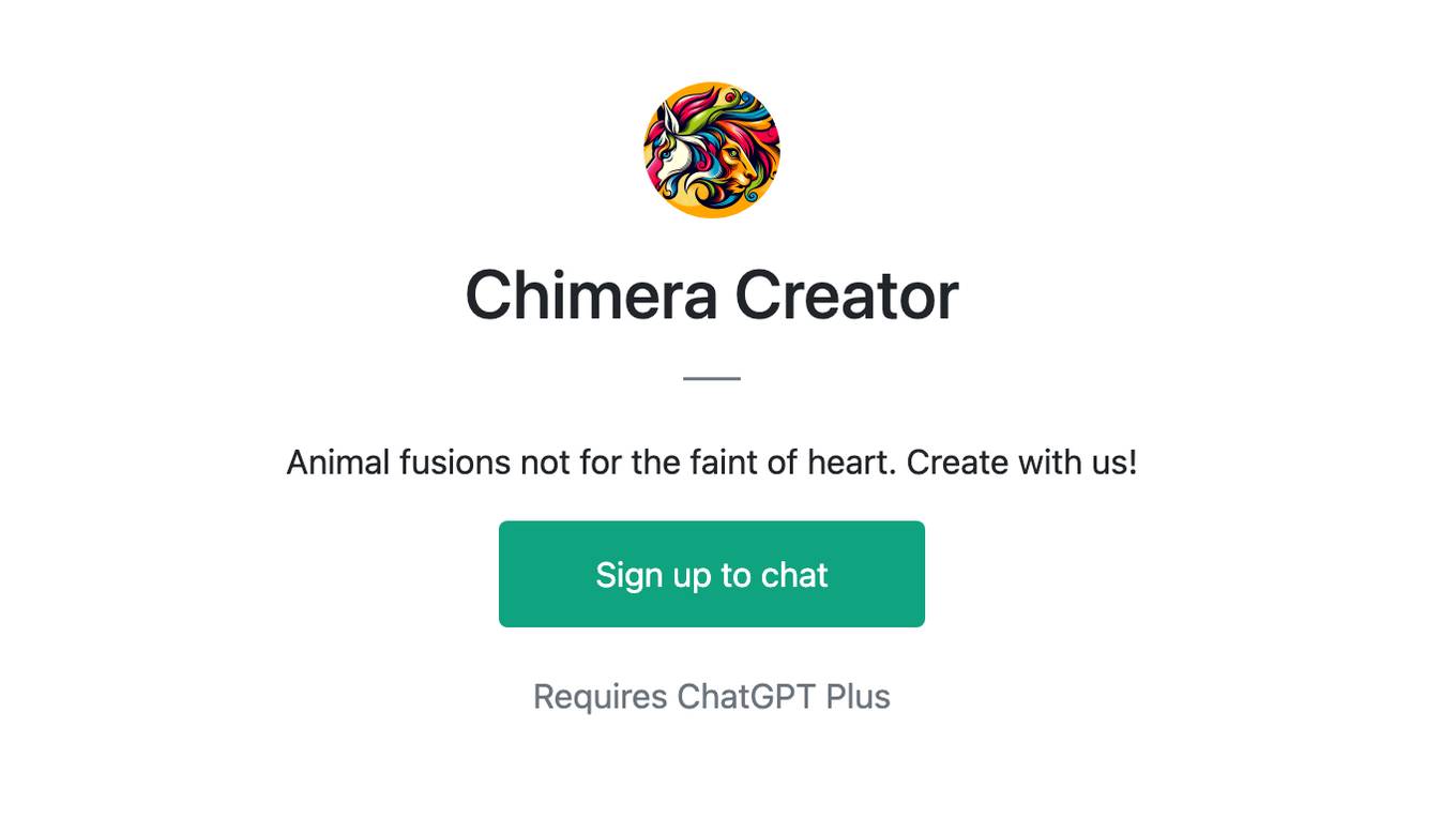 Chimera Creator Screenshot