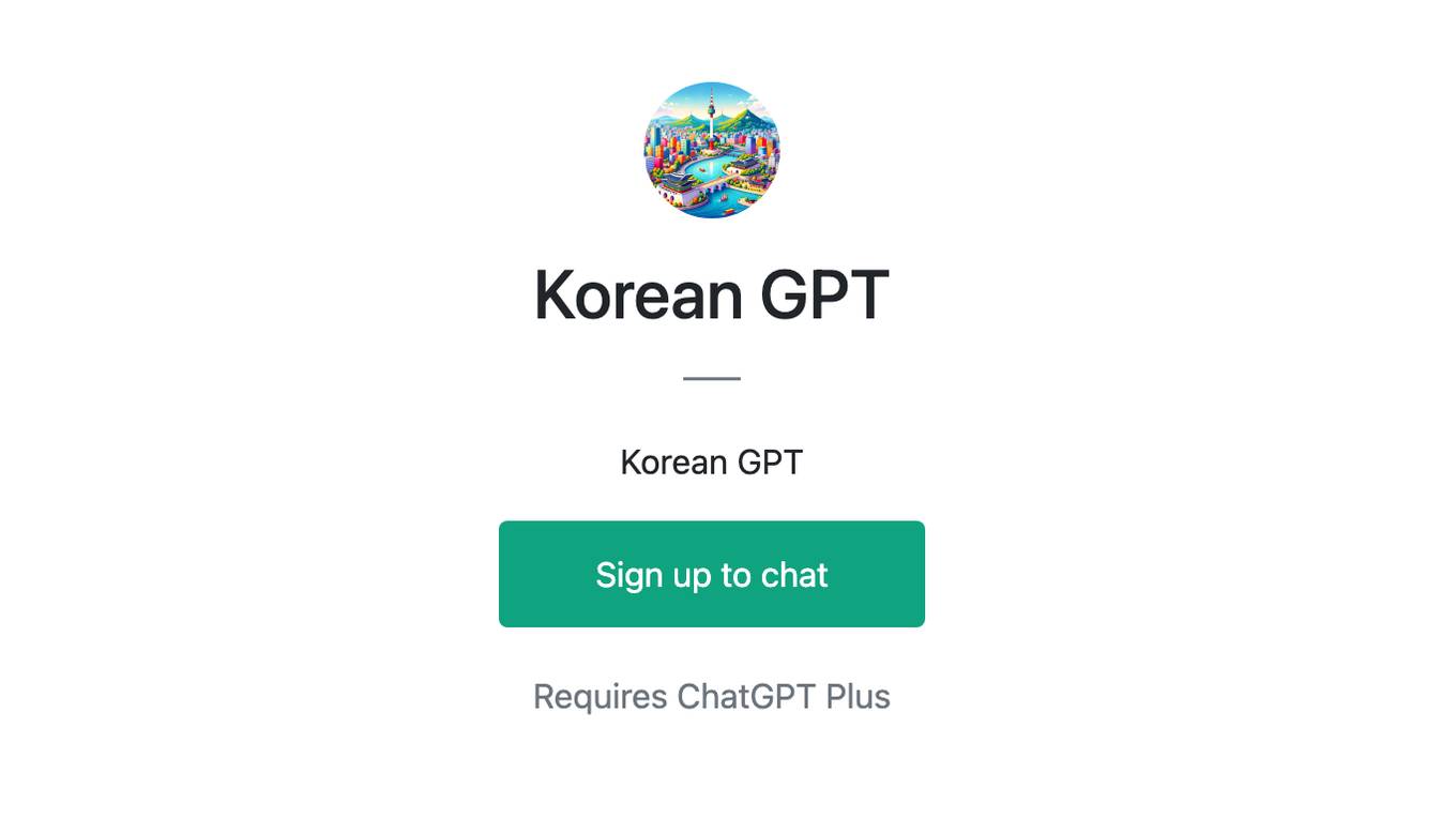 Korean GPT Screenshot