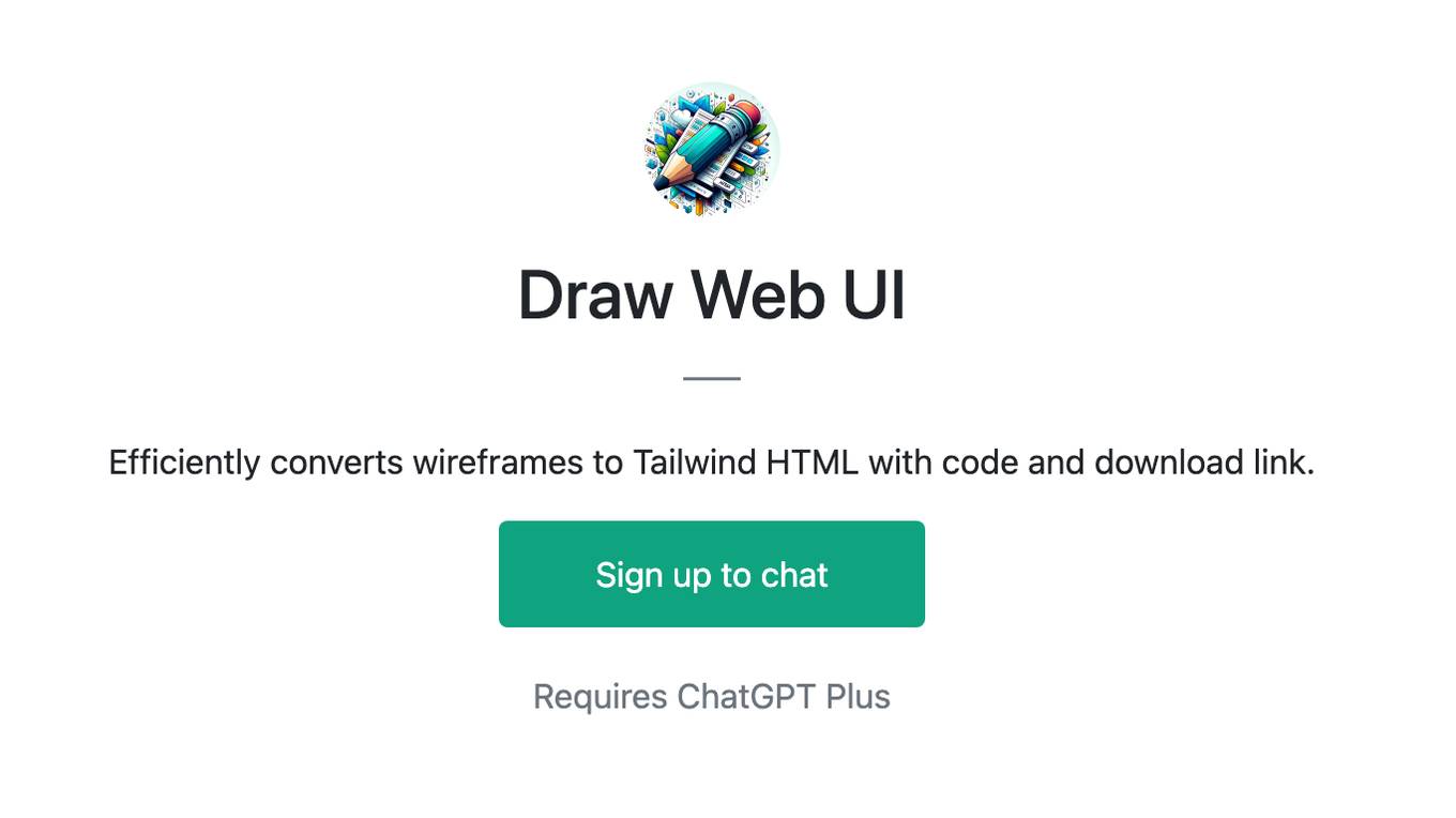 Draw Web UI Screenshot