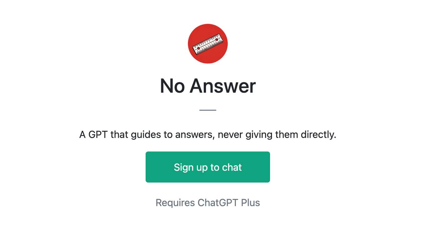 No Answer Screenshot