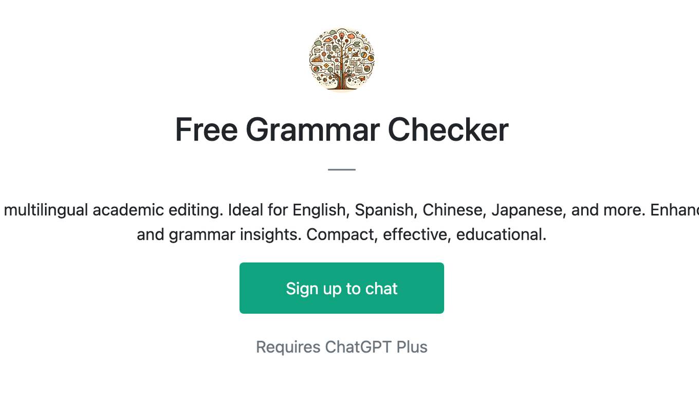 Free Grammar Checker Screenshot