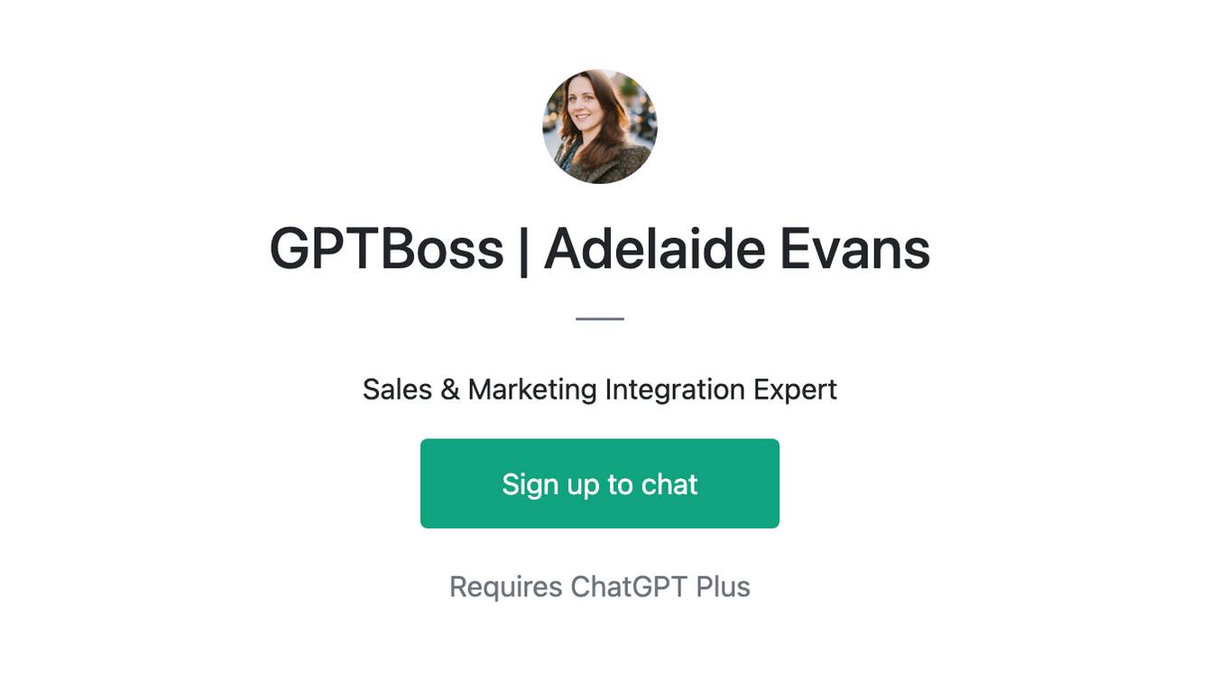 GPTBoss | Adelaide Evans Screenshot