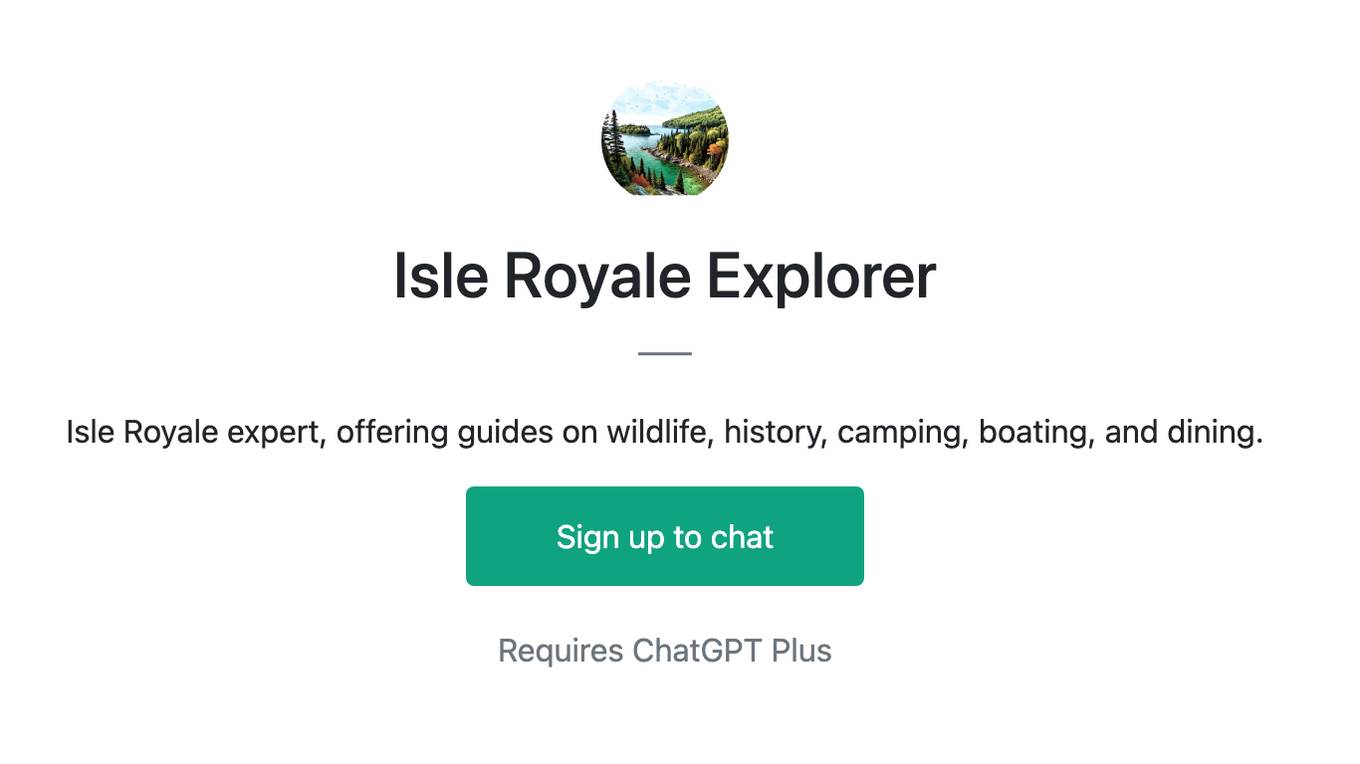 Isle Royale Explorer Screenshot