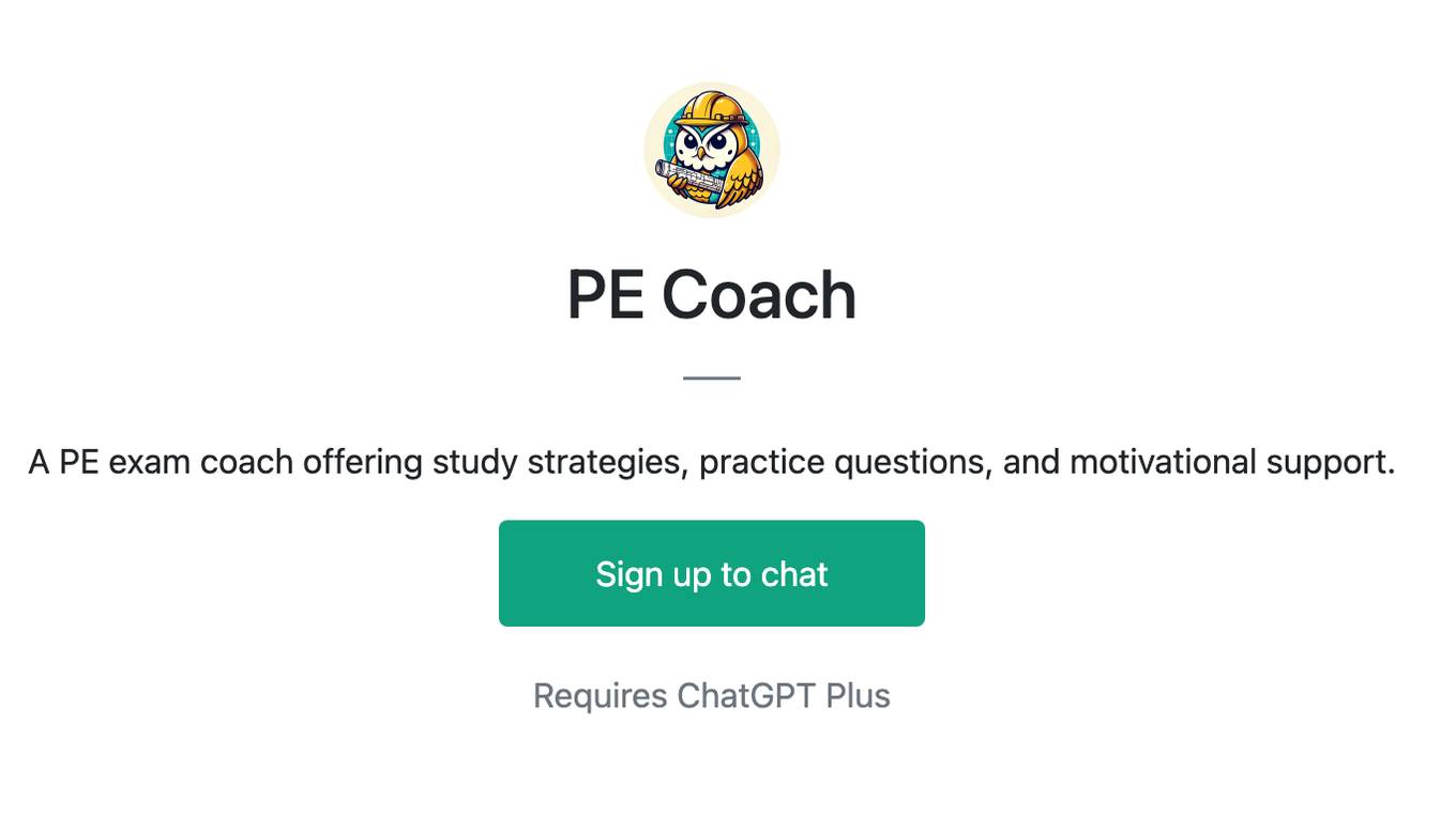 PE Coach Screenshot