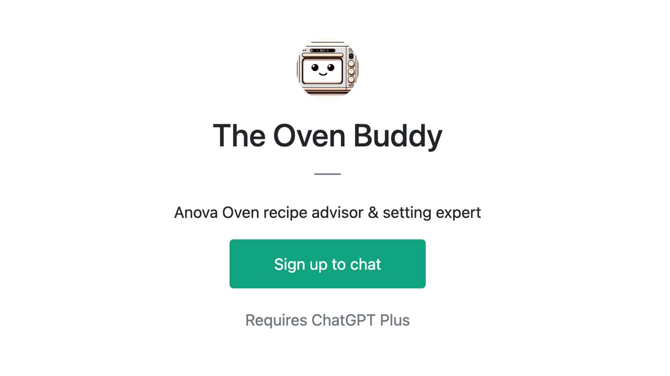 The Oven Buddy Screenshot