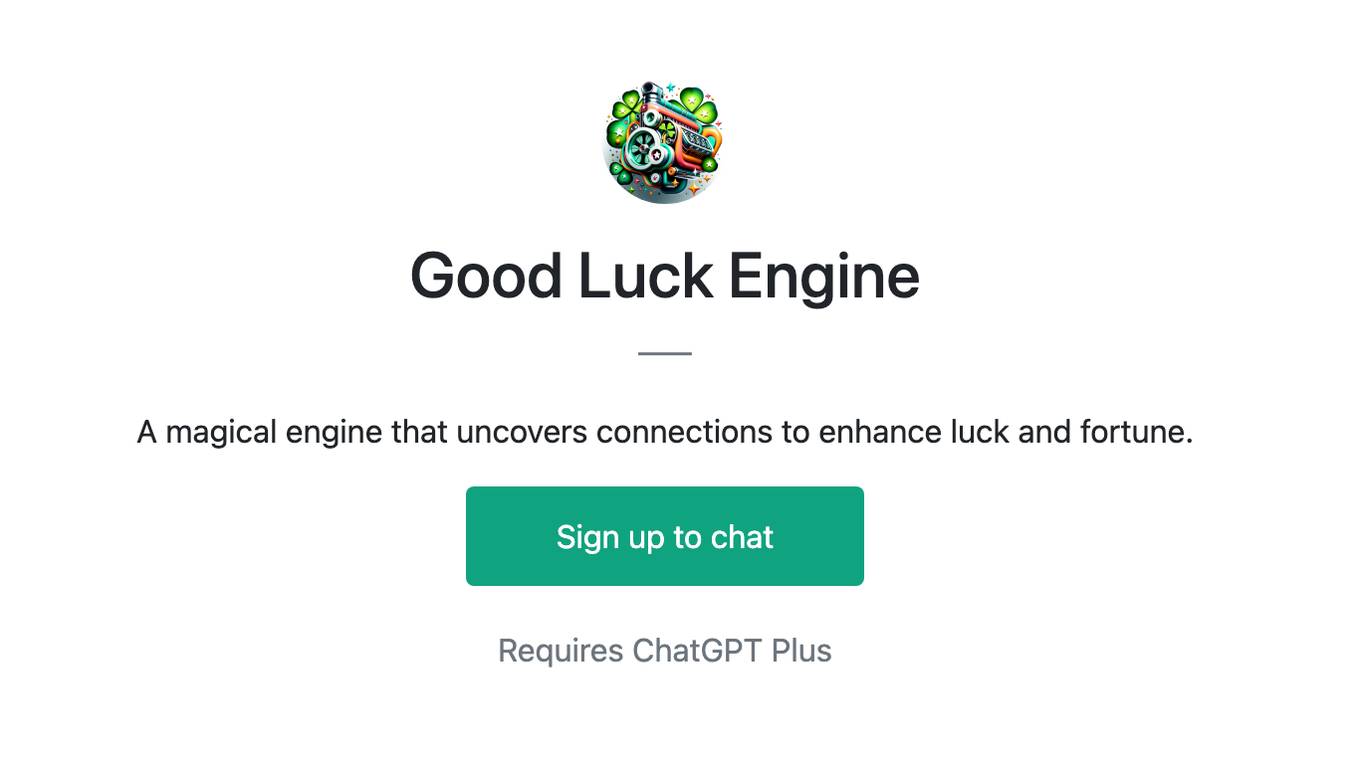 Good Luck Engine Screenshot