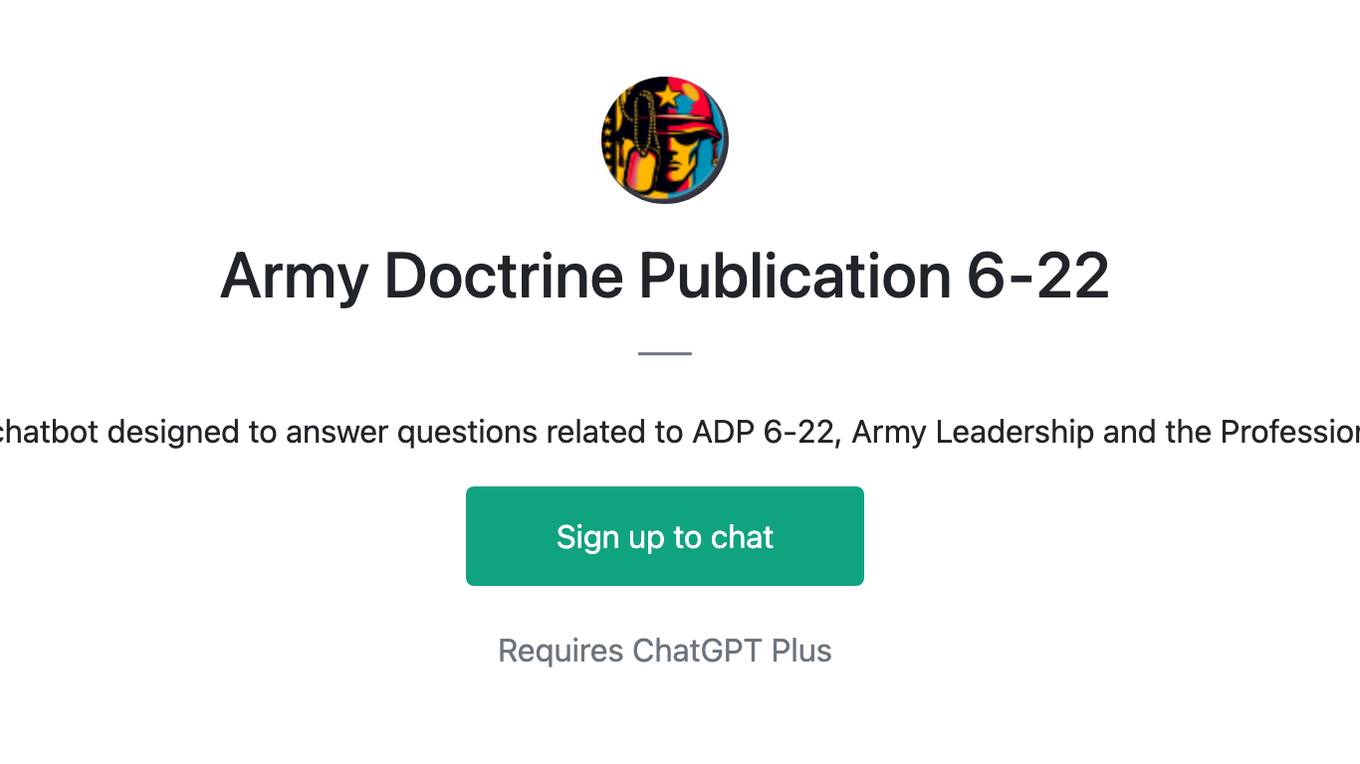 Army Doctrine Publication 6-22 Screenshot