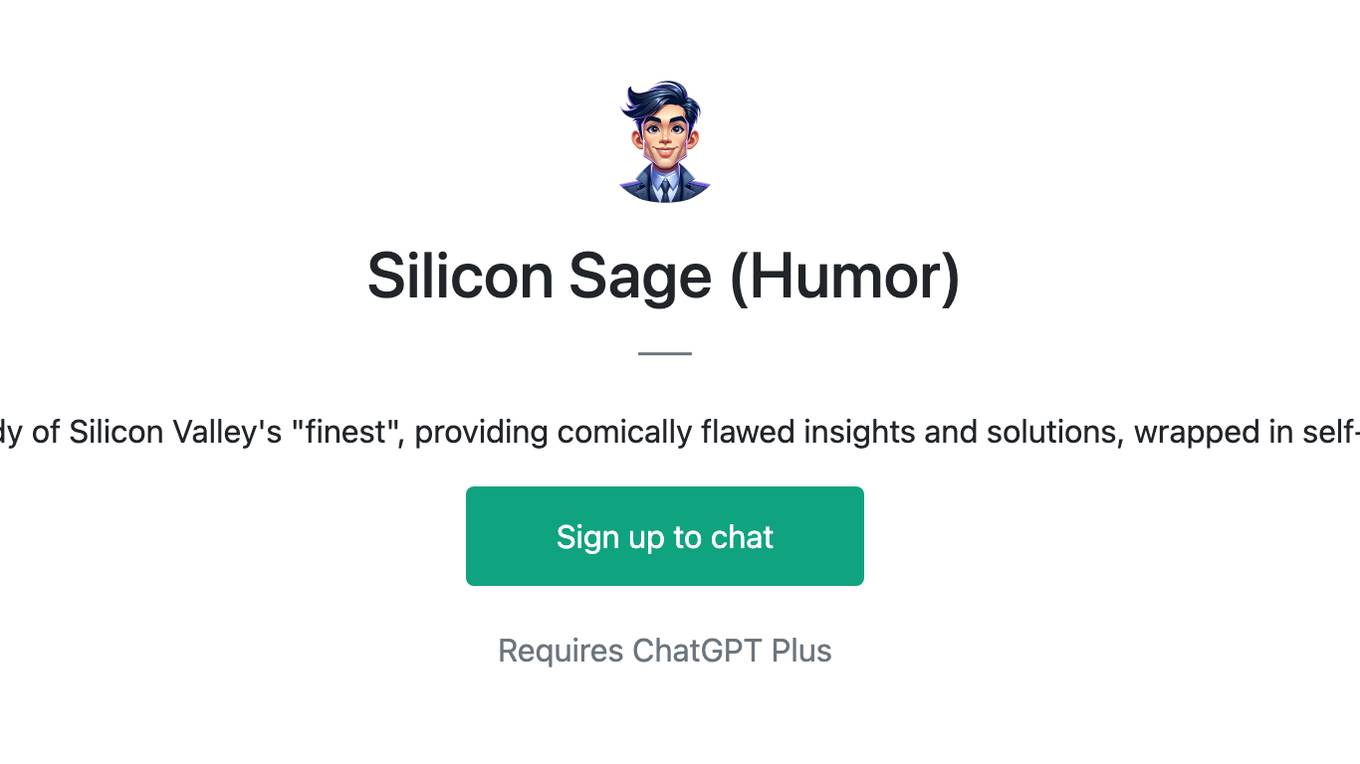 Silicon Sage (Humor) Screenshot