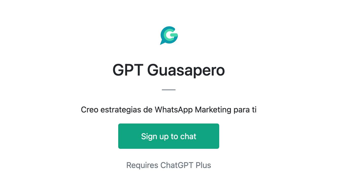 GPT Guasapero Screenshot