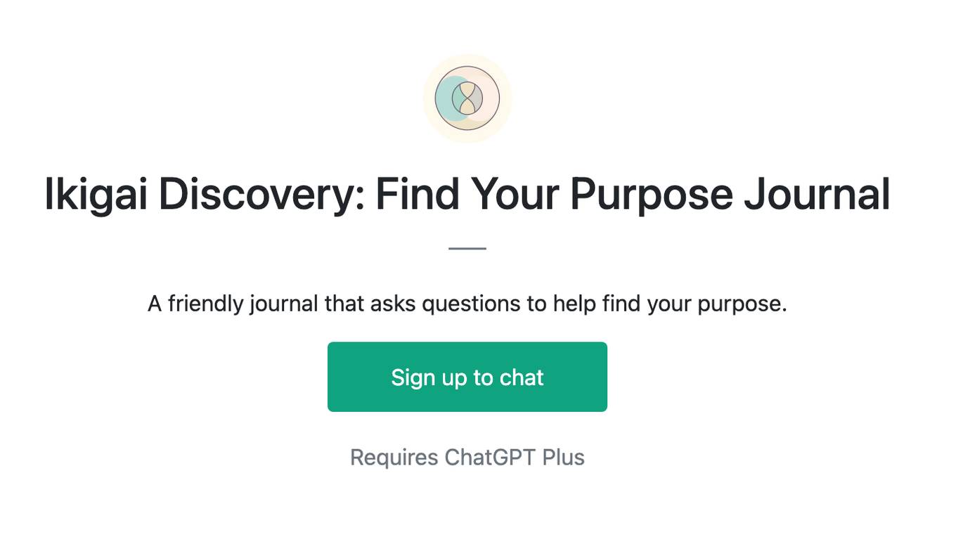 Ikigai Discovery: Find Your Purpose Journal Screenshot