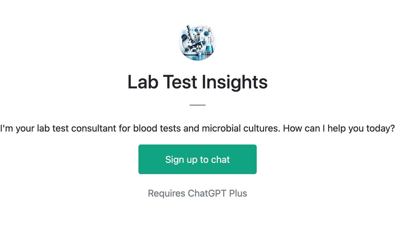 Lab Test Insights Screenshot