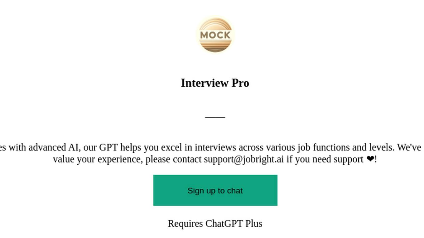 Interview Pro Screenshot