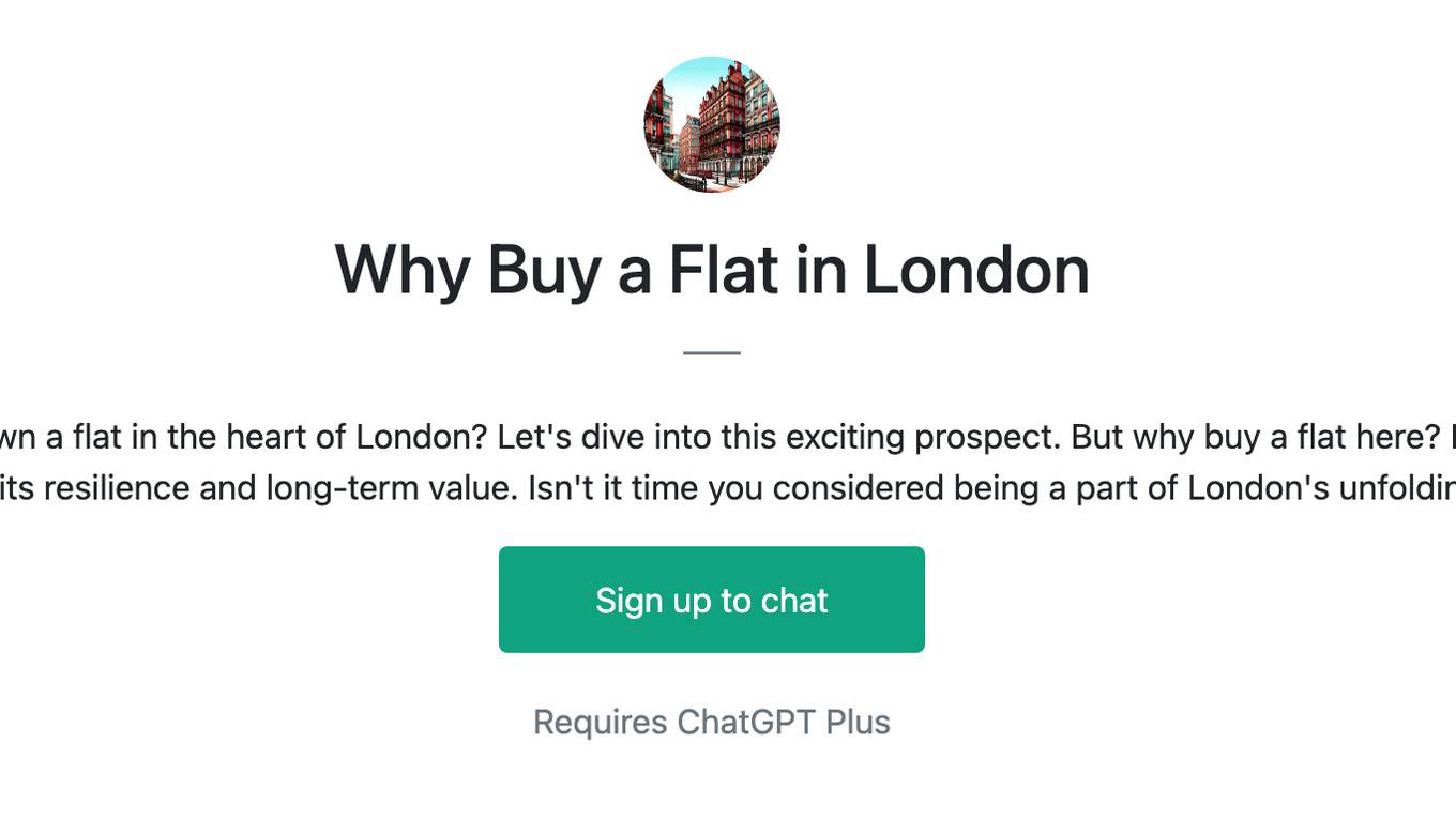 Why Buy a Flat in London Screenshot