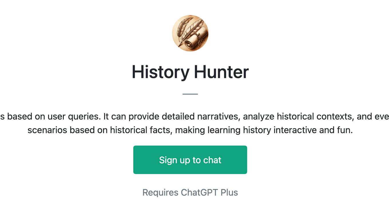 History Hunter Screenshot