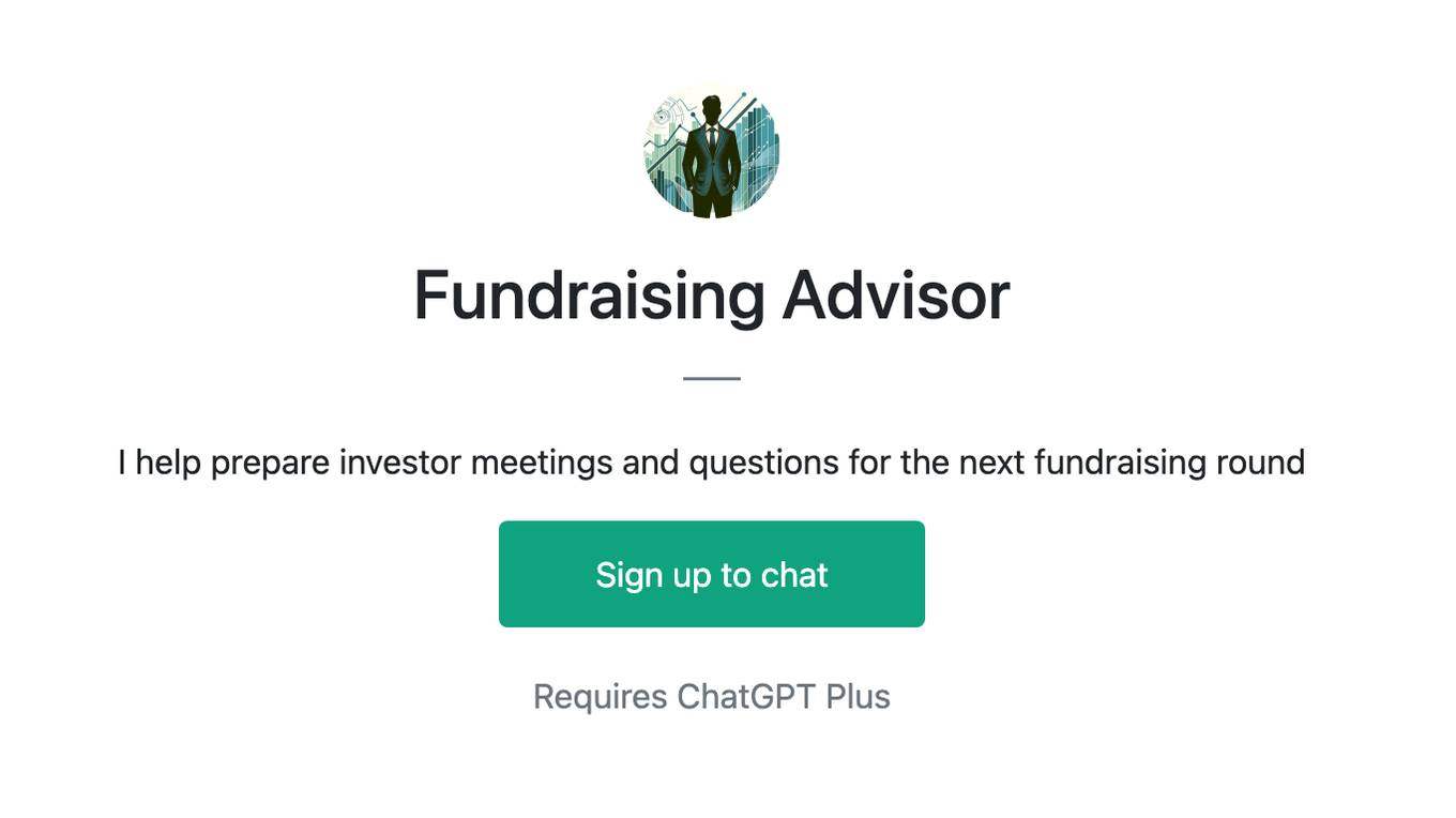 Fundraising Advisor Screenshot