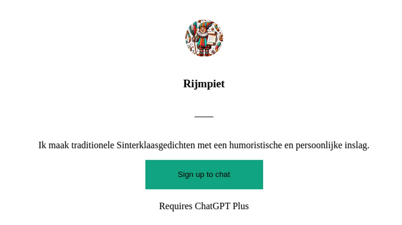 Rijmpiet Screenshot