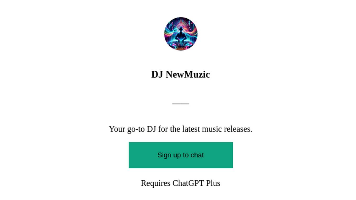 DJ NewMuzic Screenshot