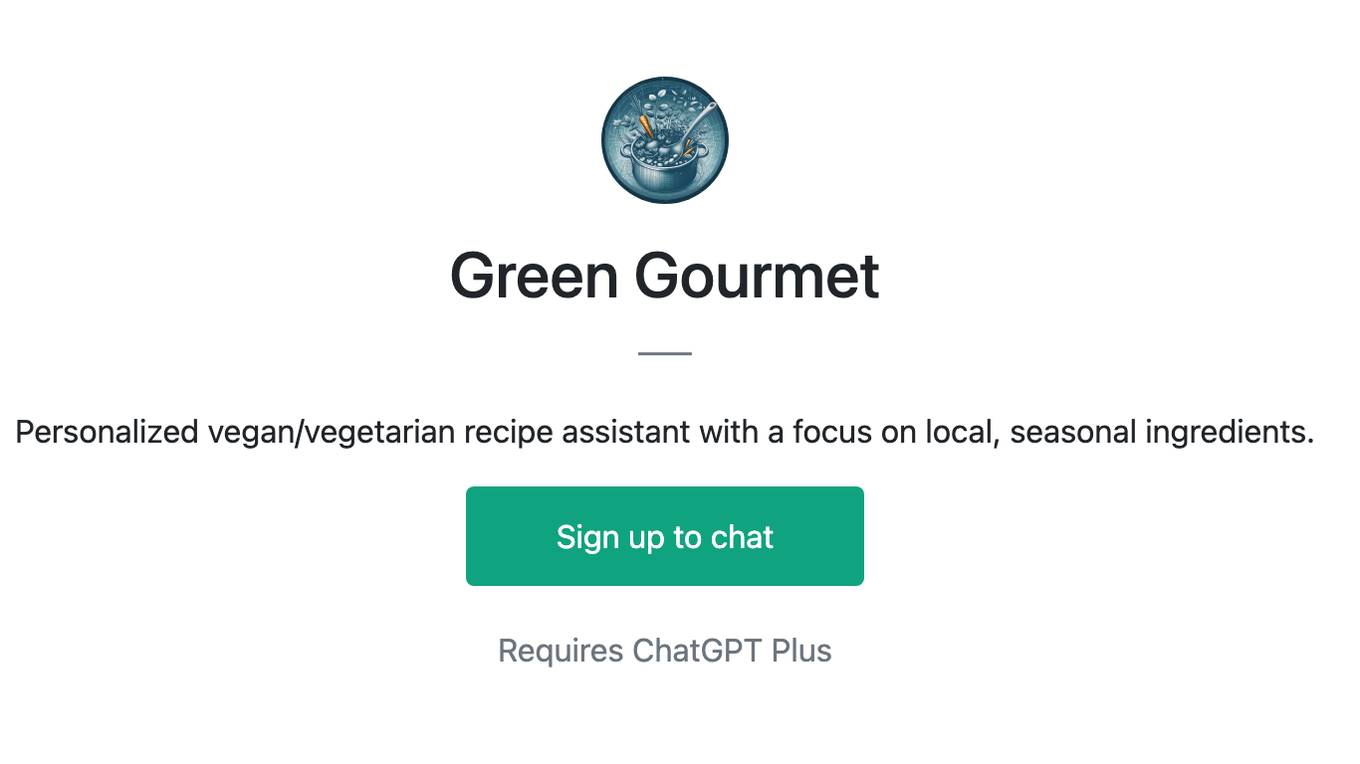 Green Gourmet Screenshot