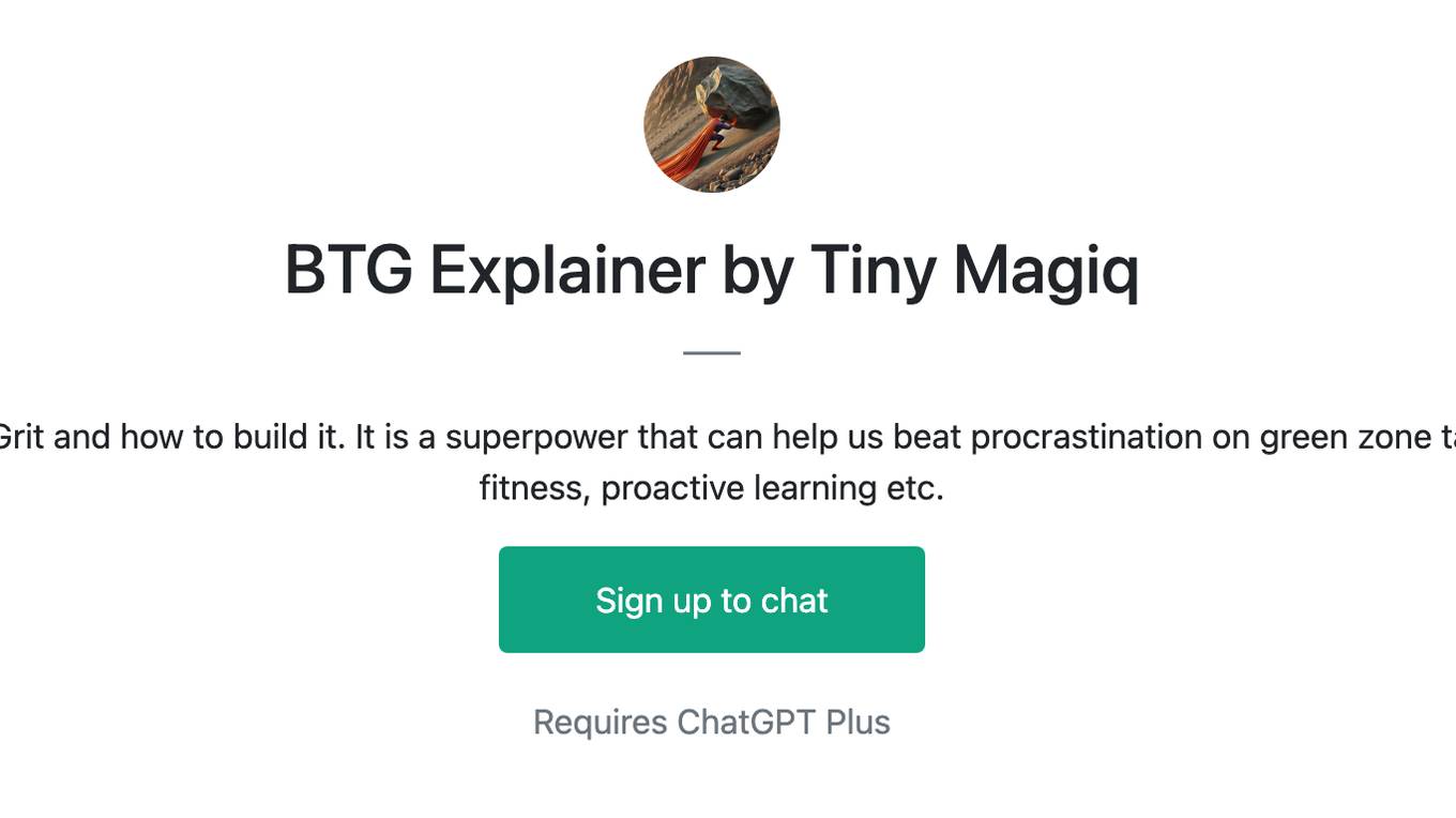 BTG Explainer by Tiny Magiq Screenshot