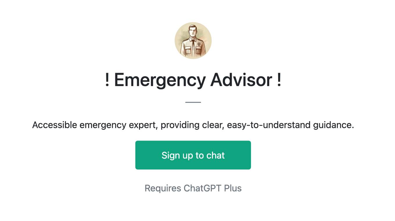 ! Emergency Advisor ! Screenshot