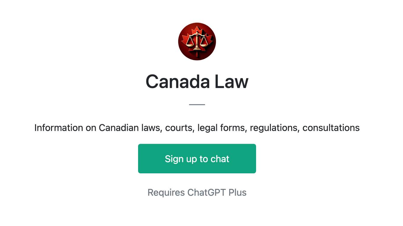 Canada Law Screenshot