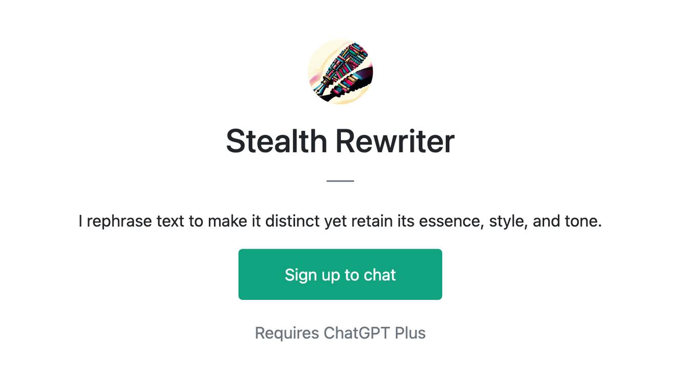 Stealth Rewriter Screenshot