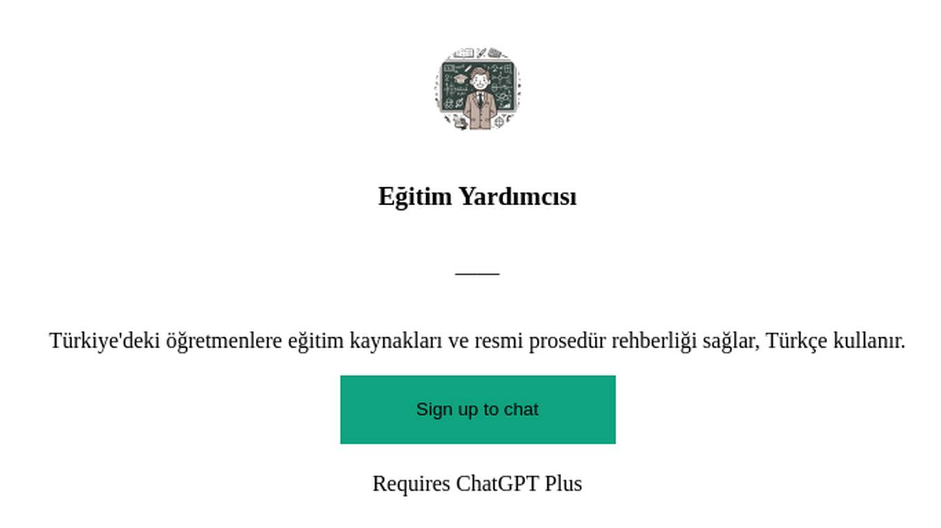 Eğitim Yardımcısı Screenshot