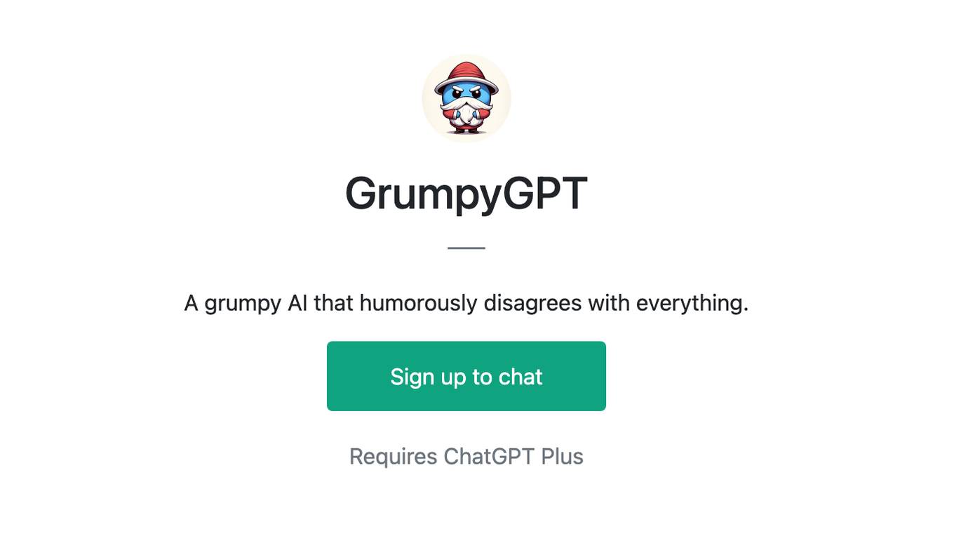 GrumpyGPT Screenshot