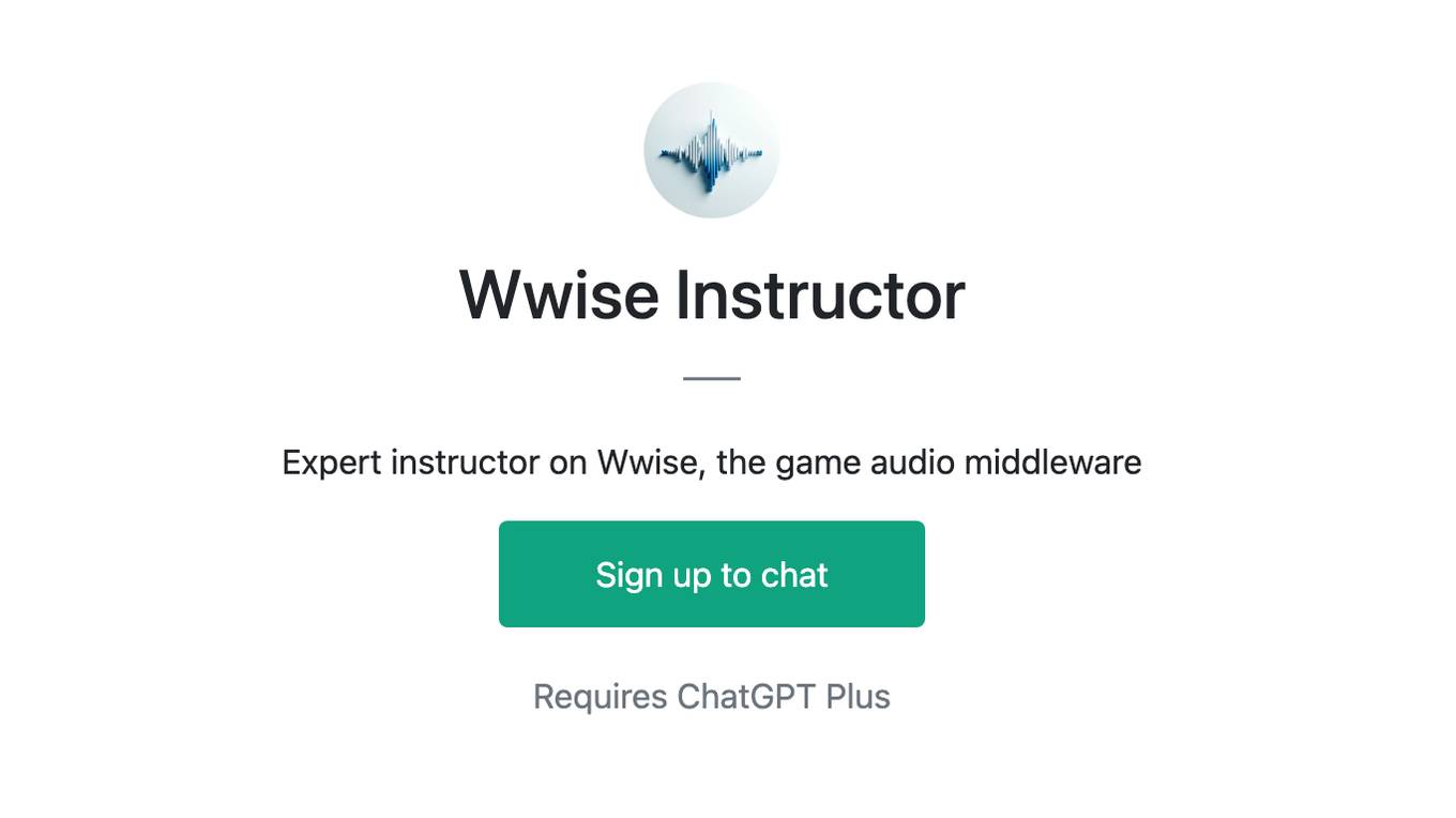 Wwise Instructor Screenshot