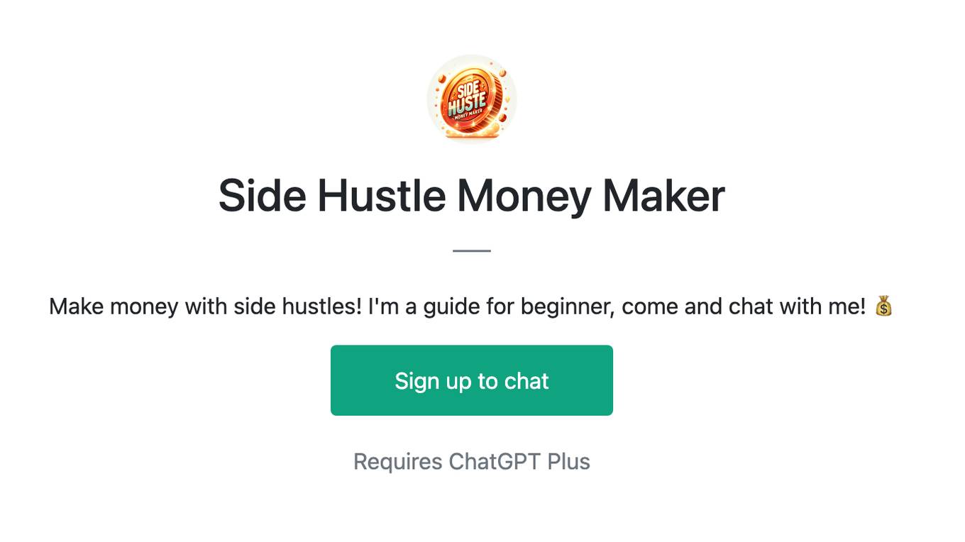 Side Hustle Money Maker Screenshot