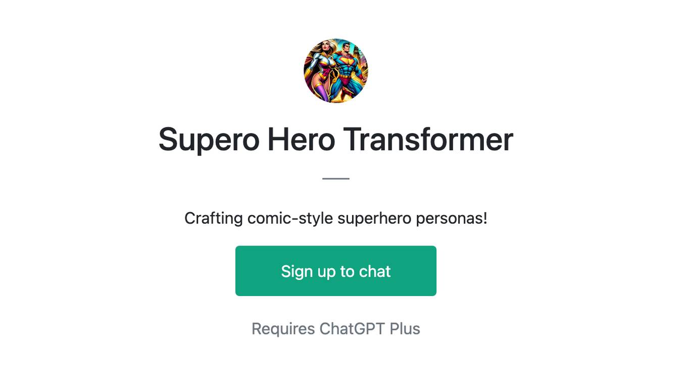 Supero Hero Transformer Screenshot