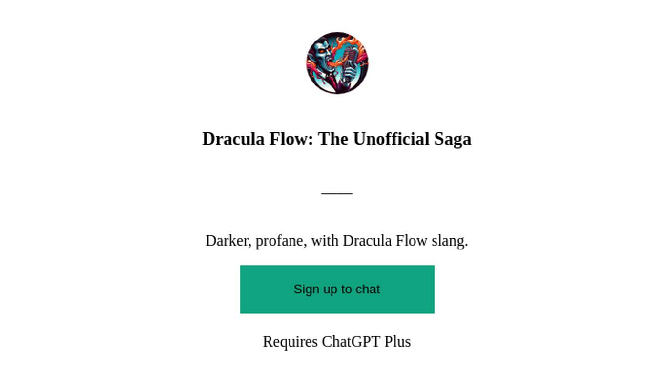 Dracula Flow: The Unofficial  Saga Screenshot