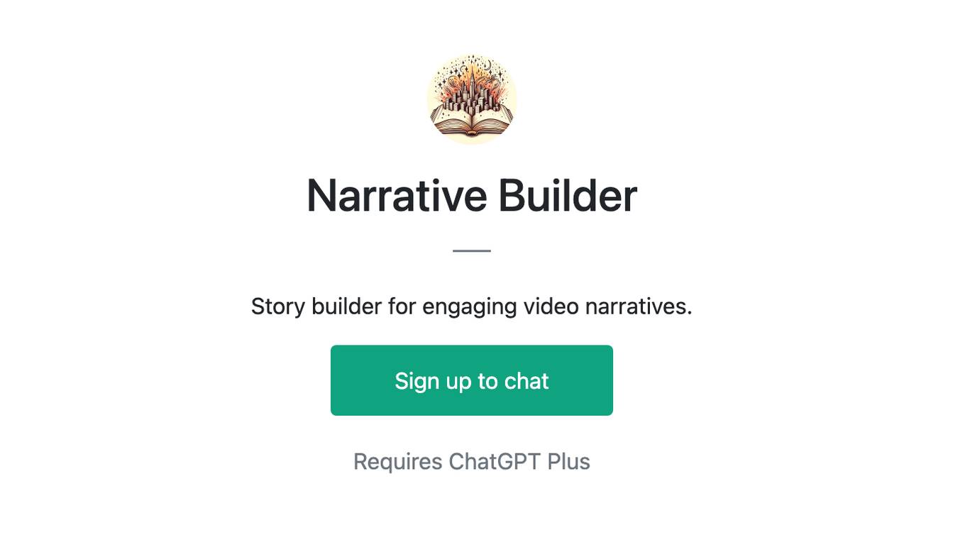 Narrative Builder Screenshot