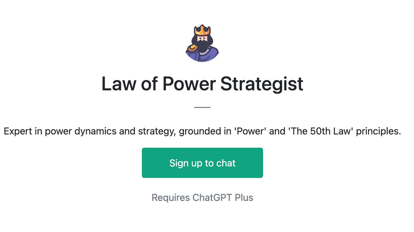 Law of Power Strategist Screenshot