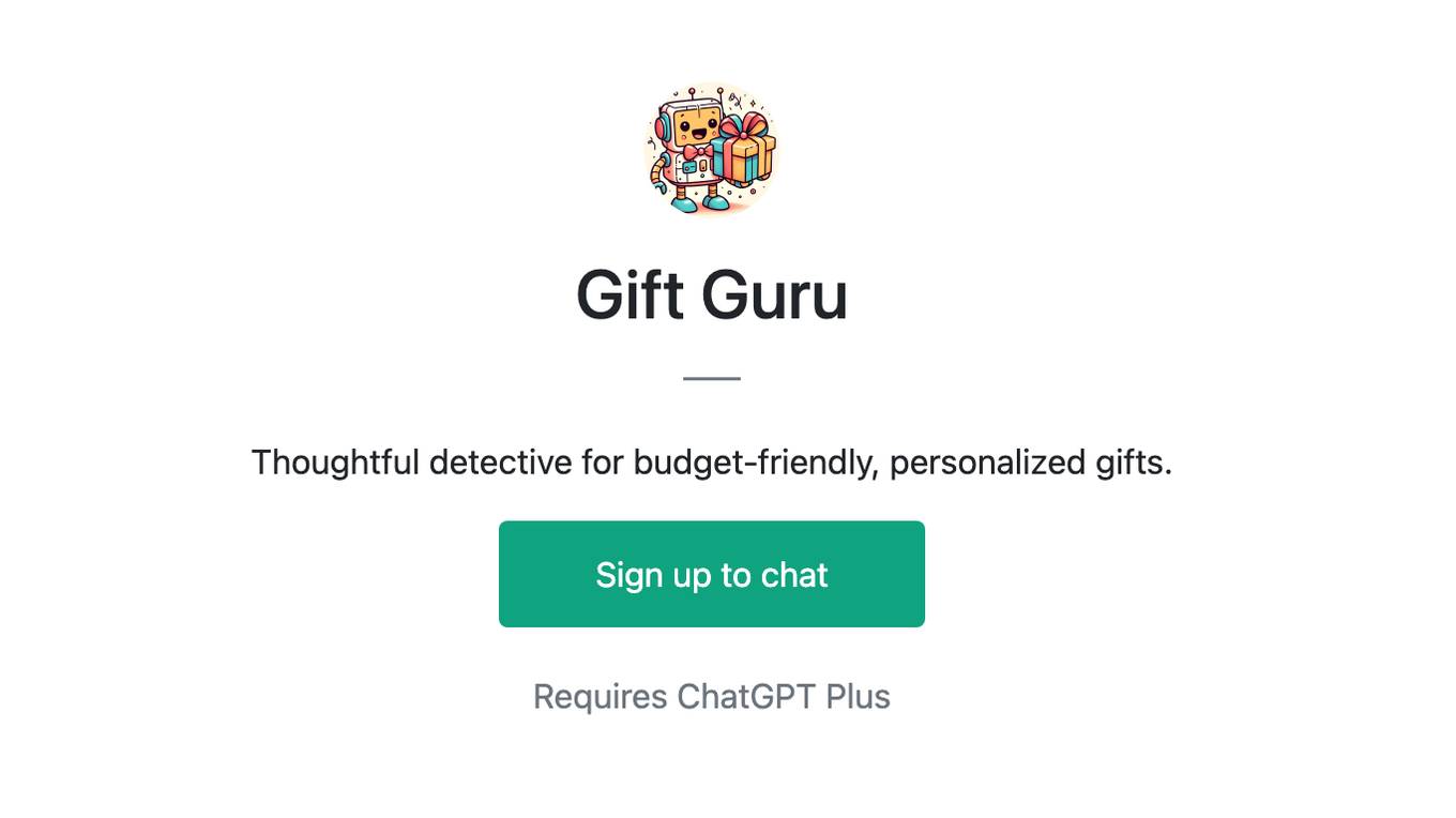 Gift Guru Screenshot