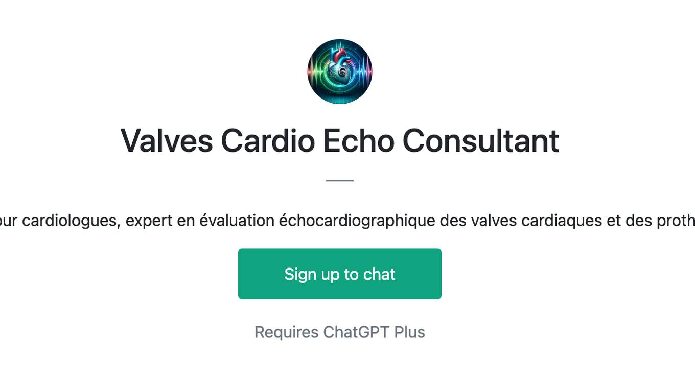 Valves Cardio Echo Consultant Screenshot