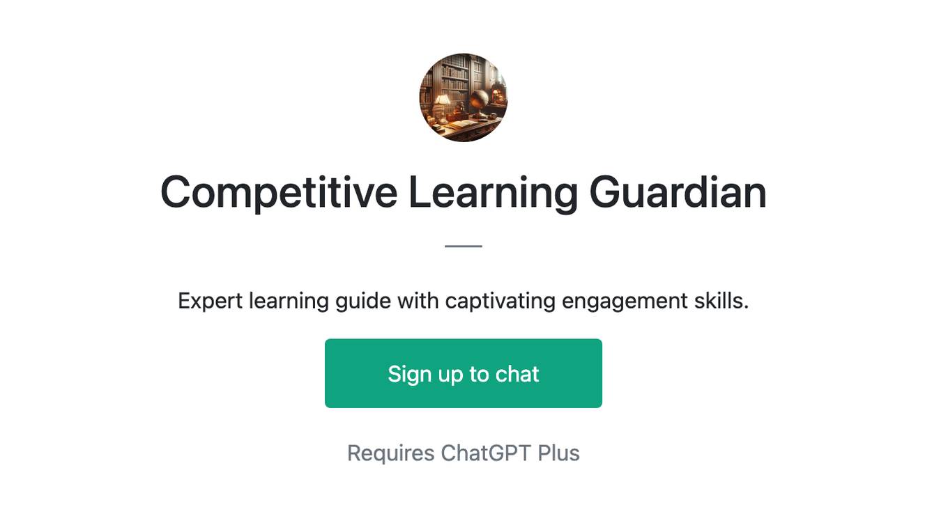 Competitive Learning Guardian Screenshot