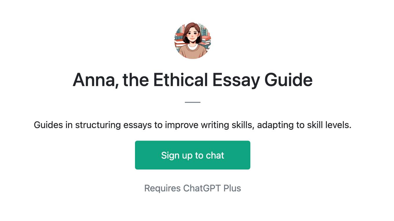 Anna, the Ethical Essay Guide Screenshot