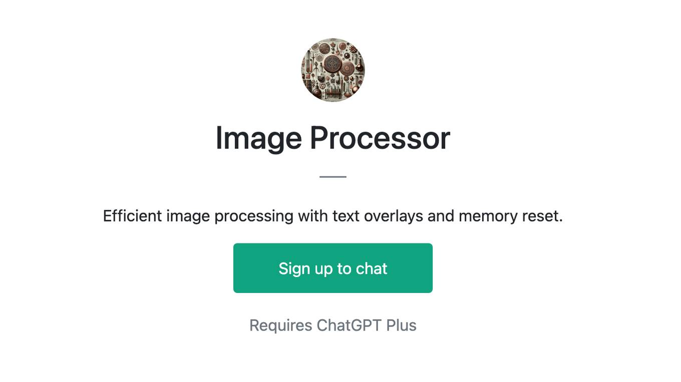 Image Processor Screenshot