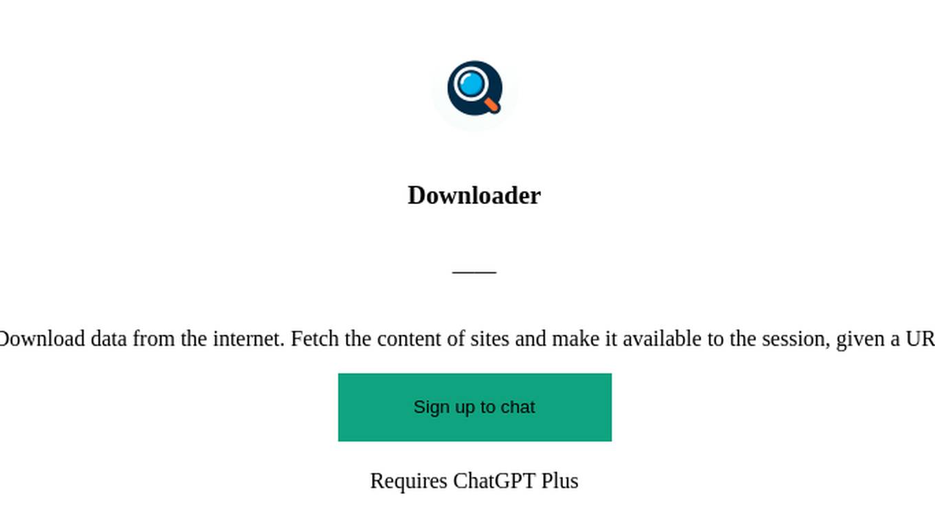 Downloader Screenshot