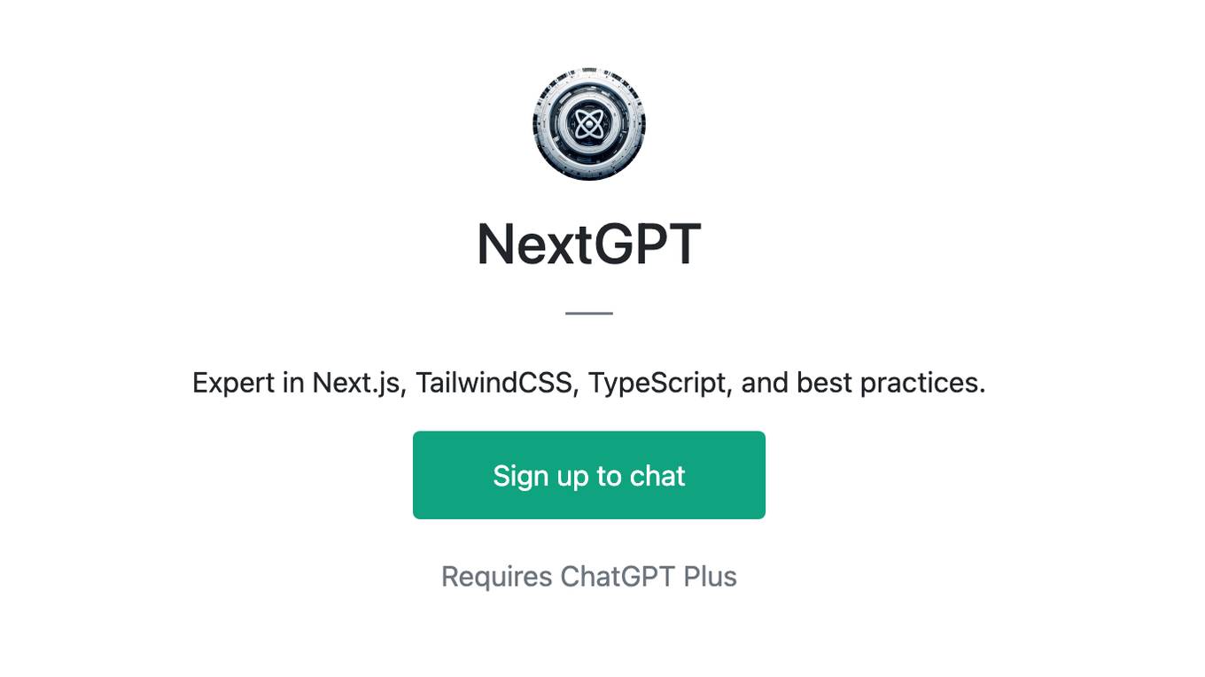 NextGPT Screenshot