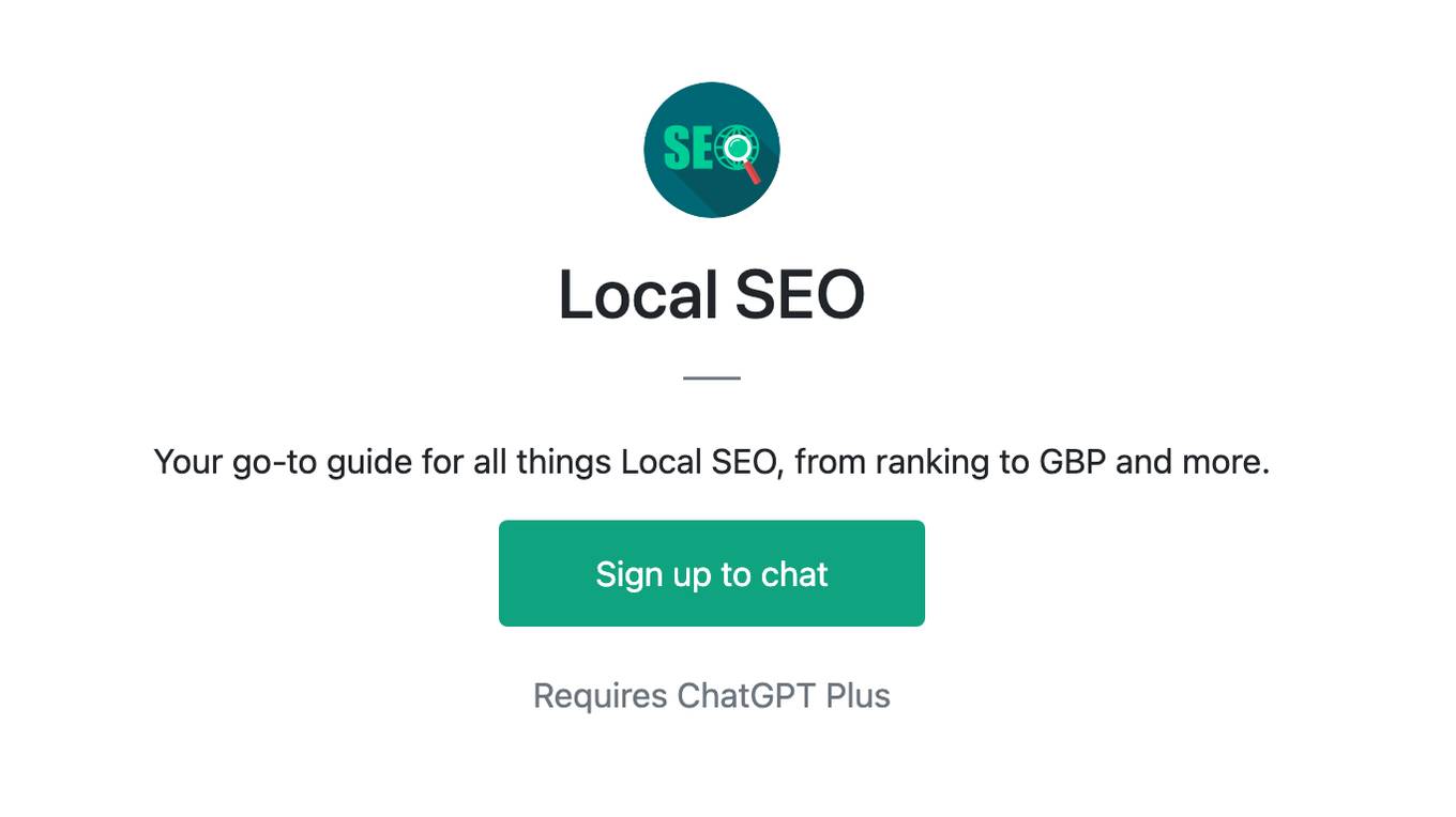 Local SEO Screenshot