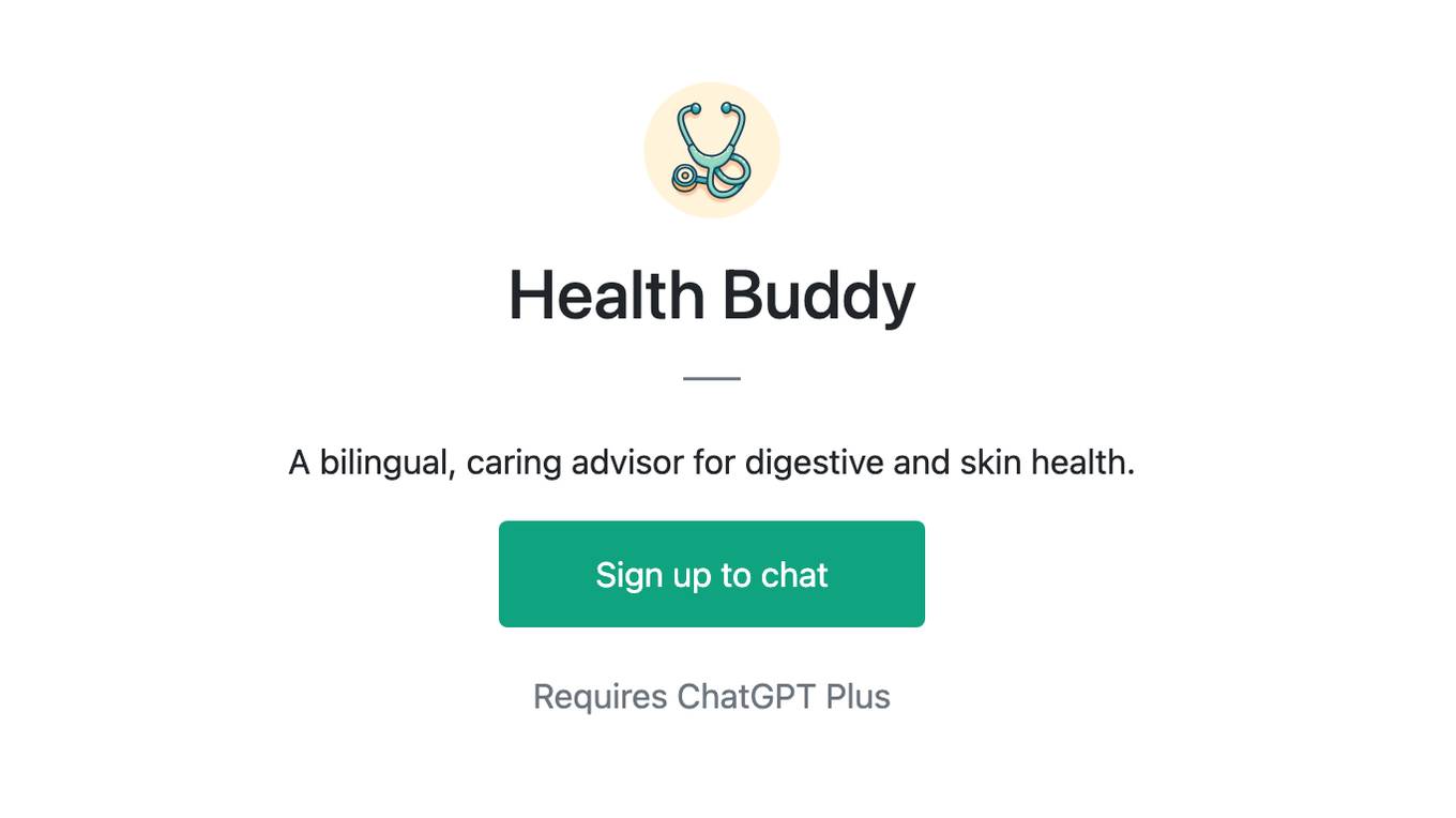 Health Buddy Screenshot