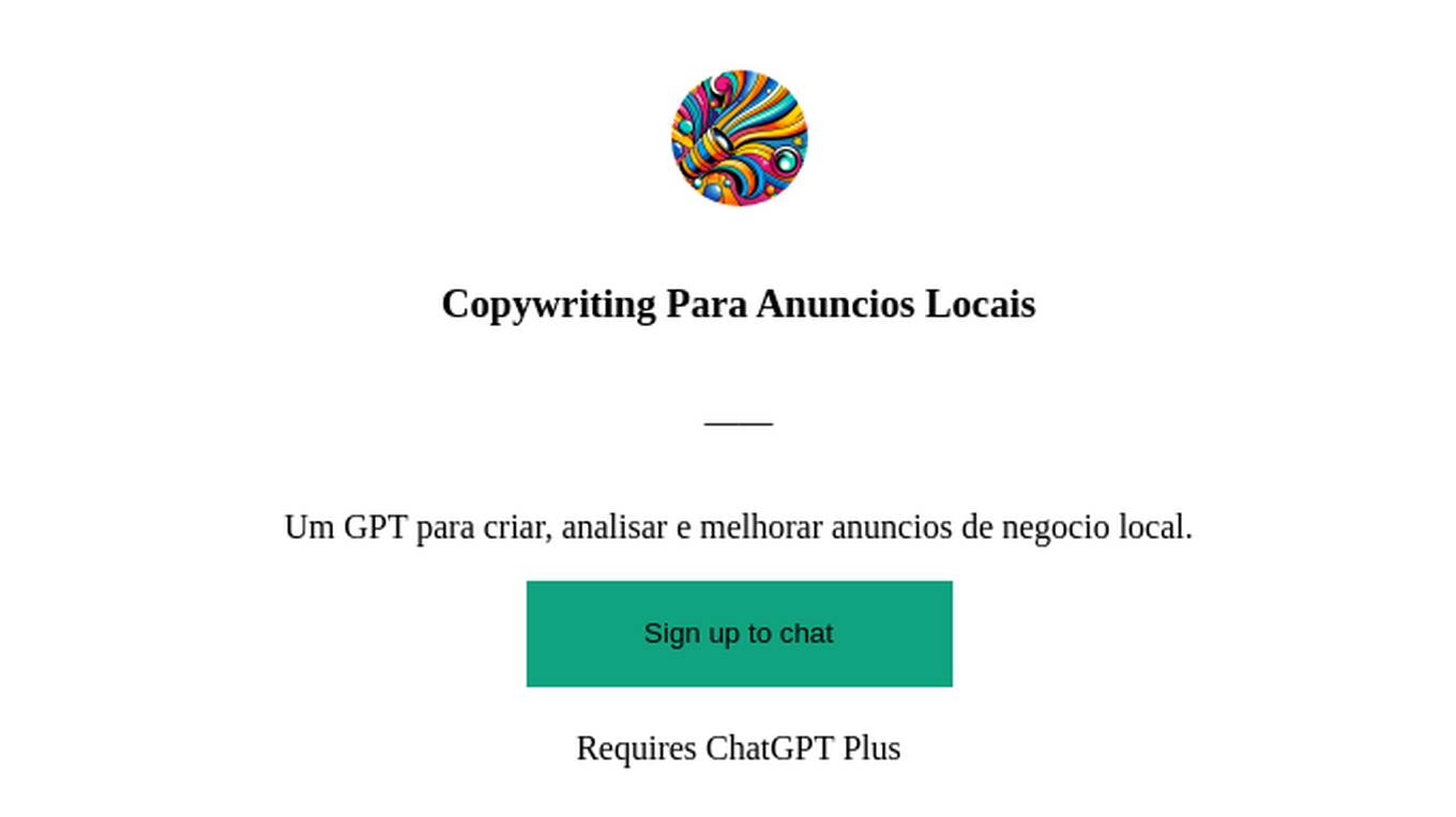 Copywriting Para Anuncios Locais Screenshot