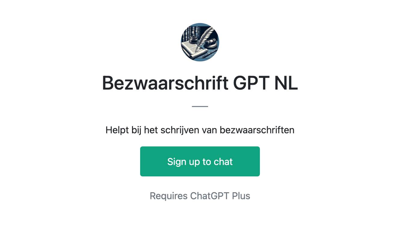 Bezwaarschrift GPT NL Screenshot