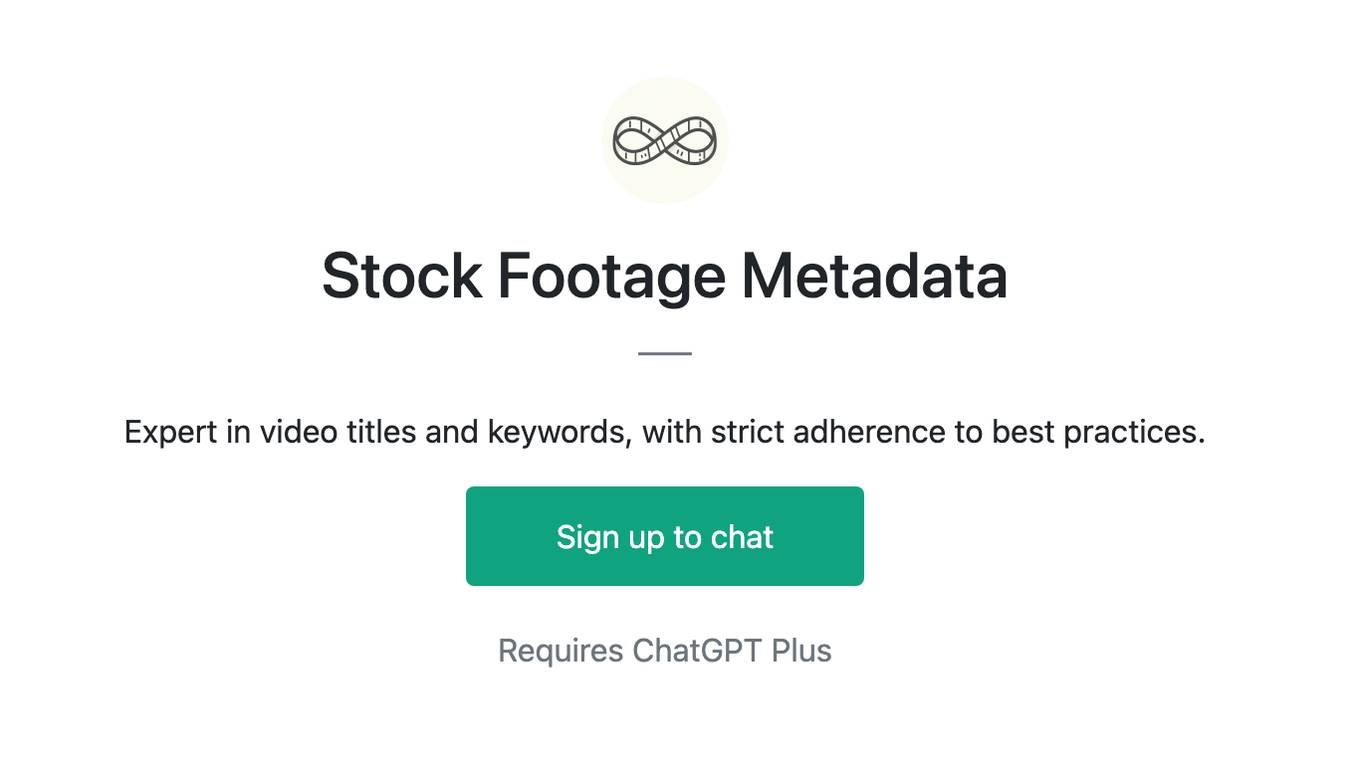 Stock Footage Metadata Screenshot