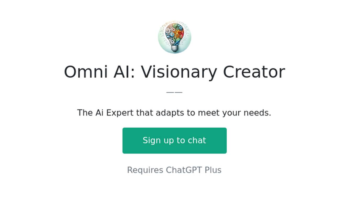 Omni AI: Visionary Creator Screenshot