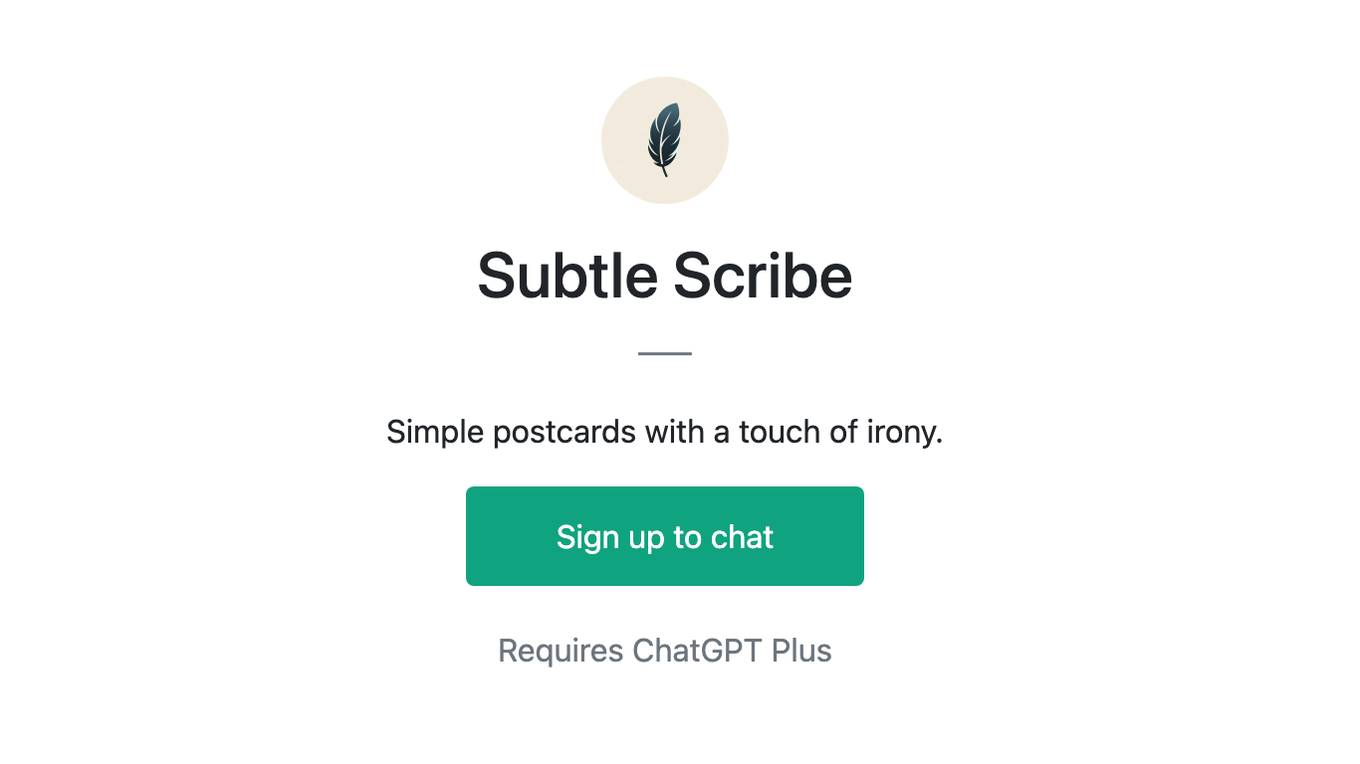 Subtle Scribe Screenshot